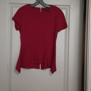 Bcbgmaxazria Scarlet Peplum Top